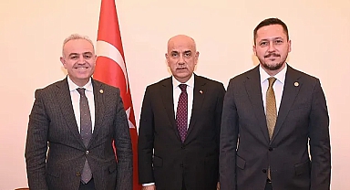 Milletvekilleri Şeker ve Eser'den Bakan Kirişçi'ye ziyaret