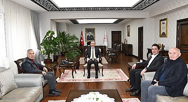 Yazarlardan Vali Akkoyun'a ziyaret