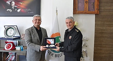 İl Jandarma Komutanı Çetinkaya'dan Başkan Zorlu'ya Ziyaret