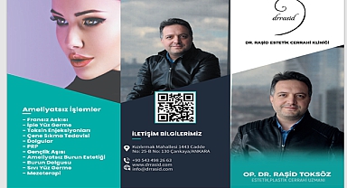 Hemşehrimiz Dr. Raşid Toksöz Estetik hizmeti için sizleri bekliyor