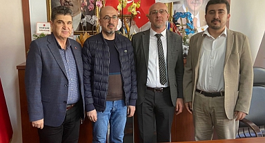 Baro Başkanı Yılmaz, AK Parti İl Başkanı Öztürk'ü ziyaret etti