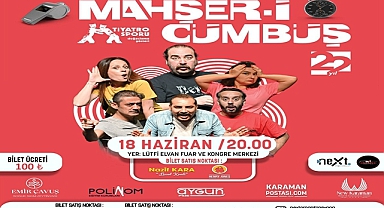 Doğaçlama Tiyatronun Efsaneleri Mahşer-i Cümbüş Karaman'a Geliyor