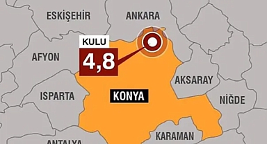Konya'daki deprem Karaman'da da hissedildi