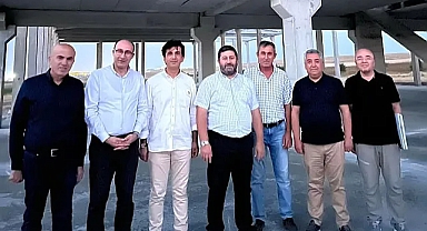 Elma sınıflama ve paketleme tesisinde incelemelerde bulunuldu