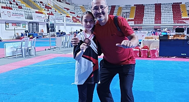 Karamanlı Tekvandocu Sivas'tan Bronz Madalya ile Döndü