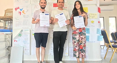 Lefkada'da gerçekleştirilen projeye Karaman'dan 3 kişi katılım gösterdi
