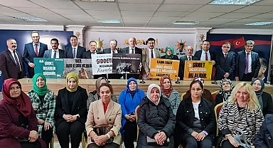 AK Parti Karaman İl Kadın Kolları Başkanlığı Kadına Yönelik Şiddete Karşı Basın Açıklamasında Bulundu