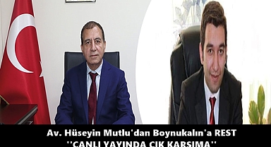 Av. Hüseyin Mutlu'dan Boynukalın'a Rest
