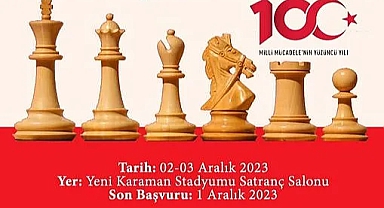 Küçükler Satranç İl Birinciliği Turnuvası Düzenlenecek