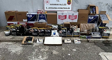 Jandarmadan Kaçak Tütün ve Makaron Operasyonu