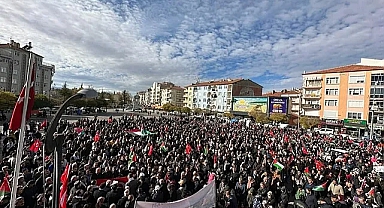 Yüzlerce Vatandaştan Filistin’e Destek!