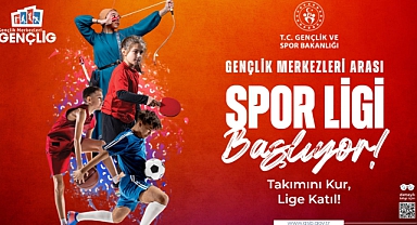 Gençlik Merkezi Spor Ligi Başvuruları Başladı