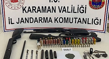 Karaman'da jandarma ekipleri 27 şüpheliyi gözaltına aldı