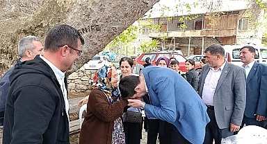 Kaymakam Erdoğan, köylülerle bayramlaştı