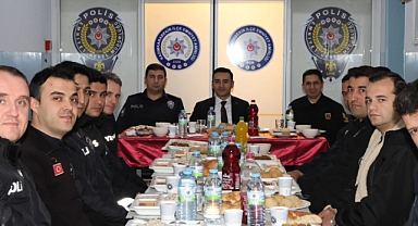 Kaymakam Kaya Polis Teşkilatını kabul etti