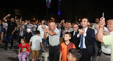 Aktekke Kent Meydanı’nda Milli Maç Heyecanı