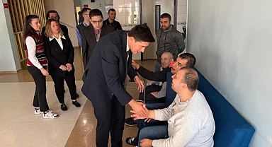 Kaymakam Erdoğan'dan özel insanlara ziyaret