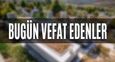 Karaman'da bugün 1 hemşehrimiz vefat etti