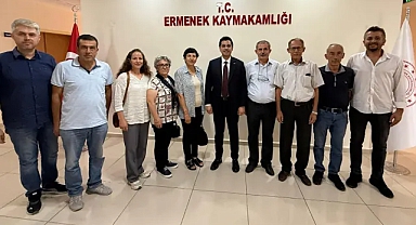 CHP’den Ermenek Kaymakamı Uğur Almalı’ya hayırlı olsun ziyareti