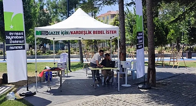 Karaman’da Gazze için farkındalık çadırı