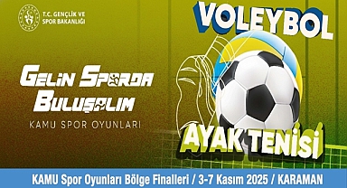 700 Kamu Personeli Karaman'da Şampiyonluk İçin Mücadele Edecek