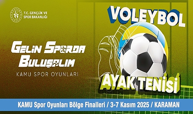 700 Kamu Personeli Karaman'da Şampiyonluk İçin Mücadele Edecek