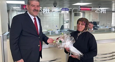 Karaman PTT’den 185. Yıla Özel Jest: 185’inci Müşteriye Sürpriz Hediye