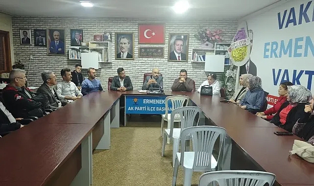 Ermenek’te AK Parti’den Değerlendirme Toplantısı: “Birlikteyiz, Çünkü Hizmet Yolundayız”