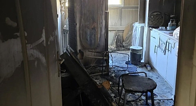 Karaman'da Ev Yangını Sonrası AFAD Hasar Tespit Çalışması Yaptı