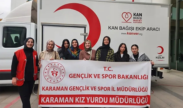 Kızılay Haftasında Karamanlı Gençlerden Anlamlı Destek: “Kan Ver, Hayat Kurtar!”