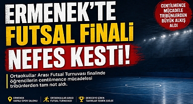 Ermenek’te Futsal Finali Nefes Kesti