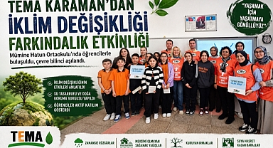 TEMA Karaman’dan İklim Değişikliği Farkındalık Etkinliği