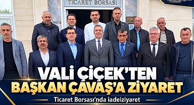 Vali Hayrettin Çiçek’ten Ekrem Çavaş’a Ziyaret